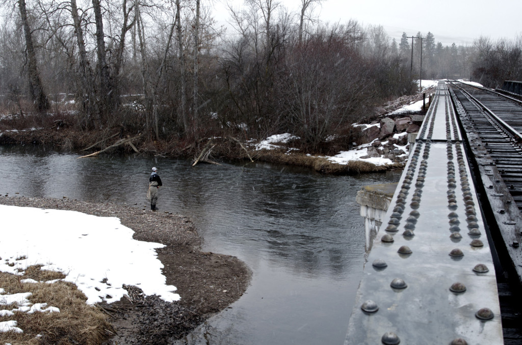 Fishing Chaos, February fly fishing, fishing montana, mini steelhead