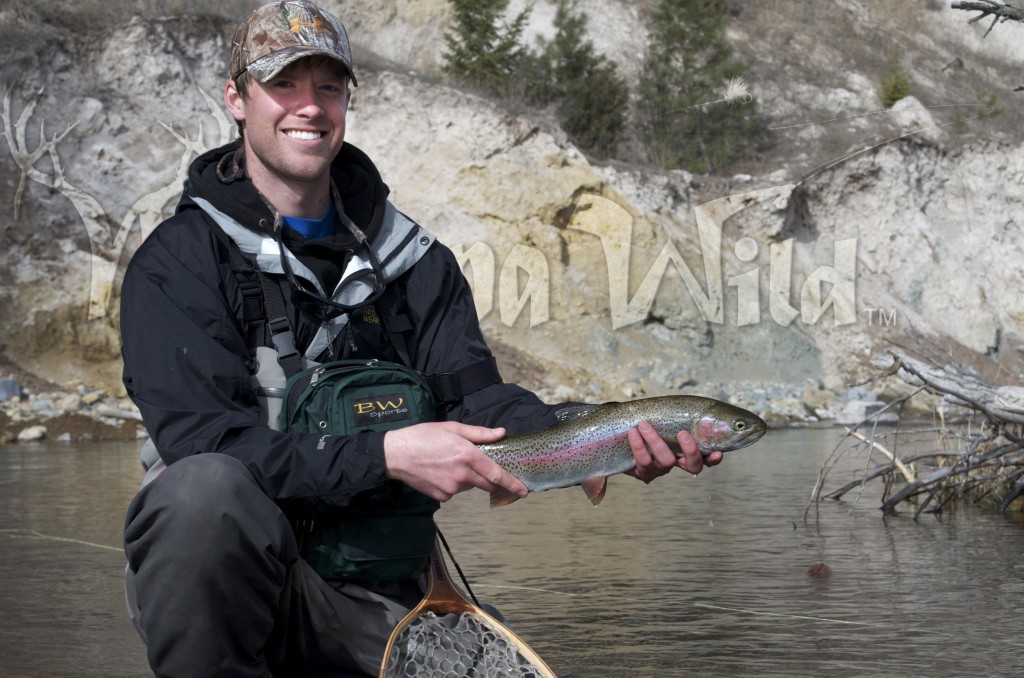 A good one fly fishing montana, montana wild, rainbow trout, nymphing, split shot, MT, goPro, Nikon, pat's rubber legs, czech nymph