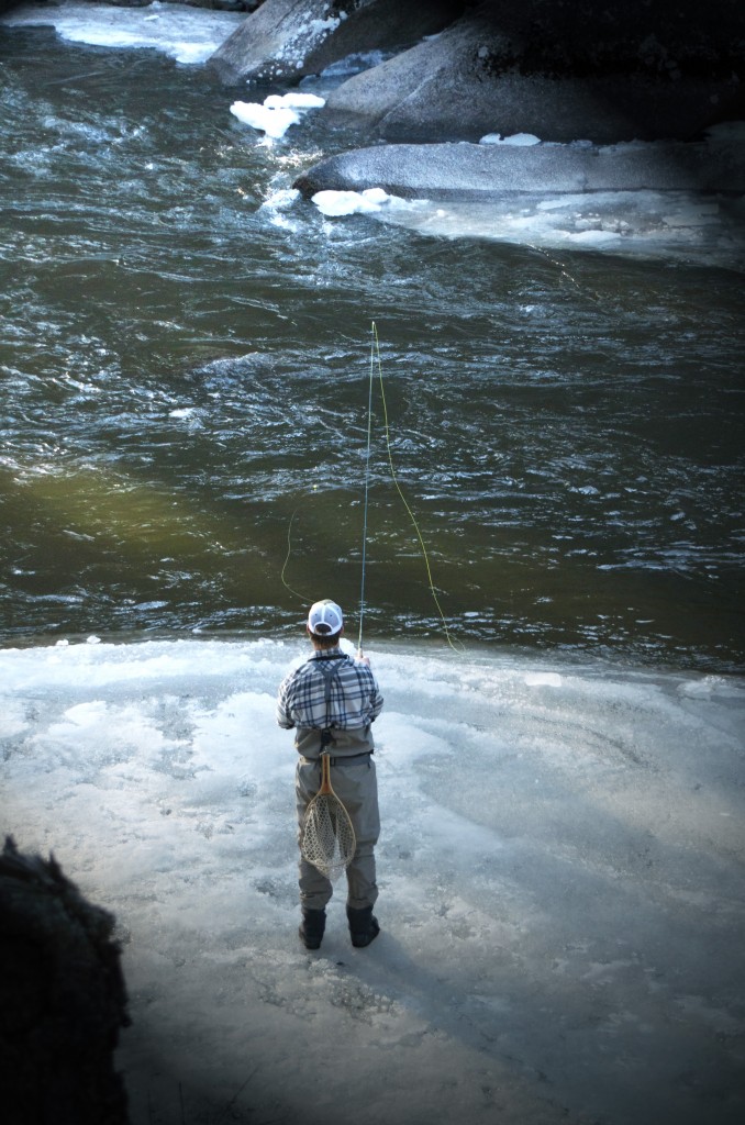 ice shelf fishing, simms ice out, rock creek montana