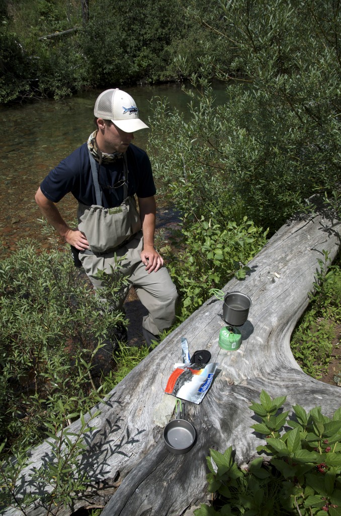 Cooking in the wilderness backcountry fly fishing, montana wild, native cutthroat trout, bull trout, wilderness, western mt, summer, 2012, nikon d7000, dry fly