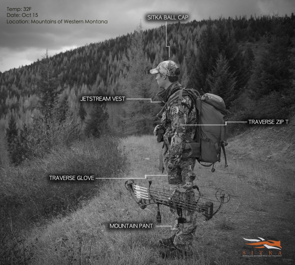 Sitka Gear, October, bow hunting, clothing, wear, jetstream, vest